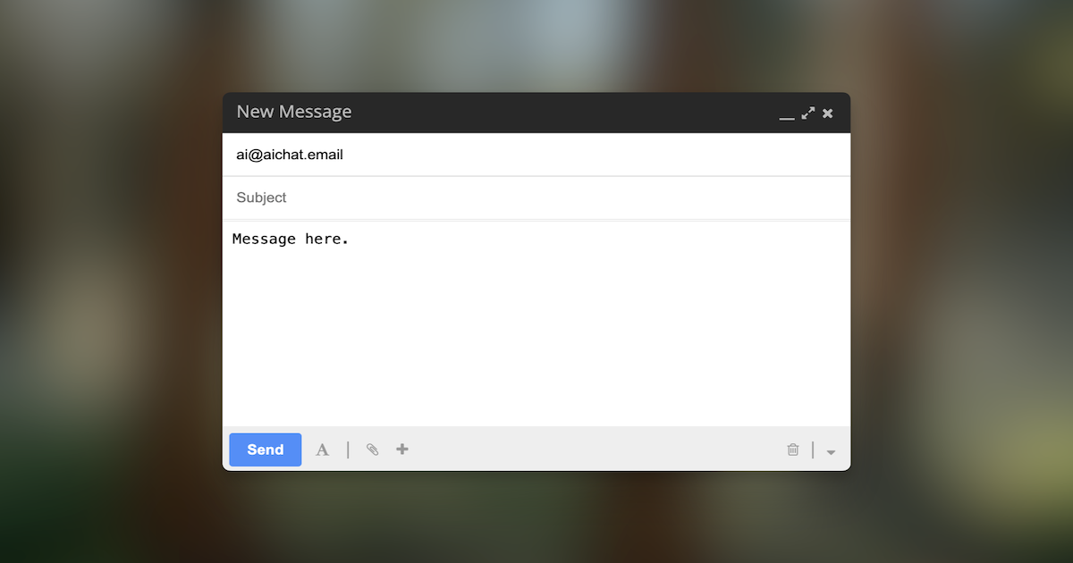 Email ai chat with ai over email